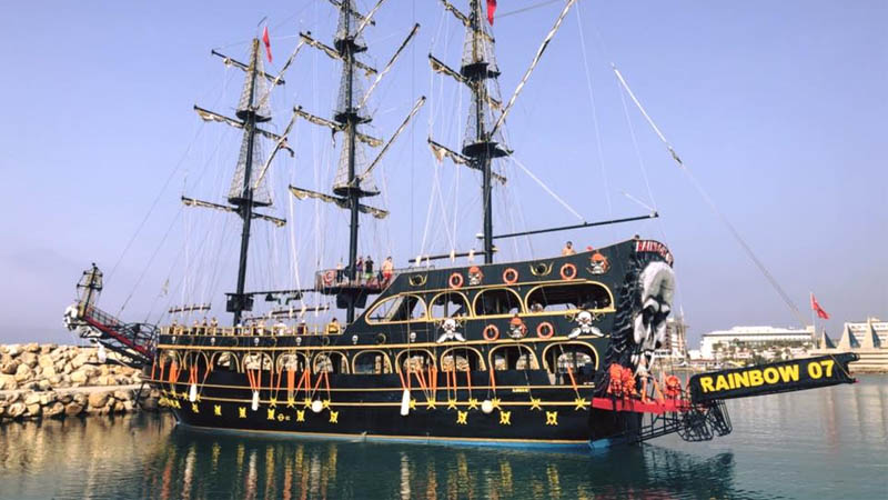alanya pirate boat excursion